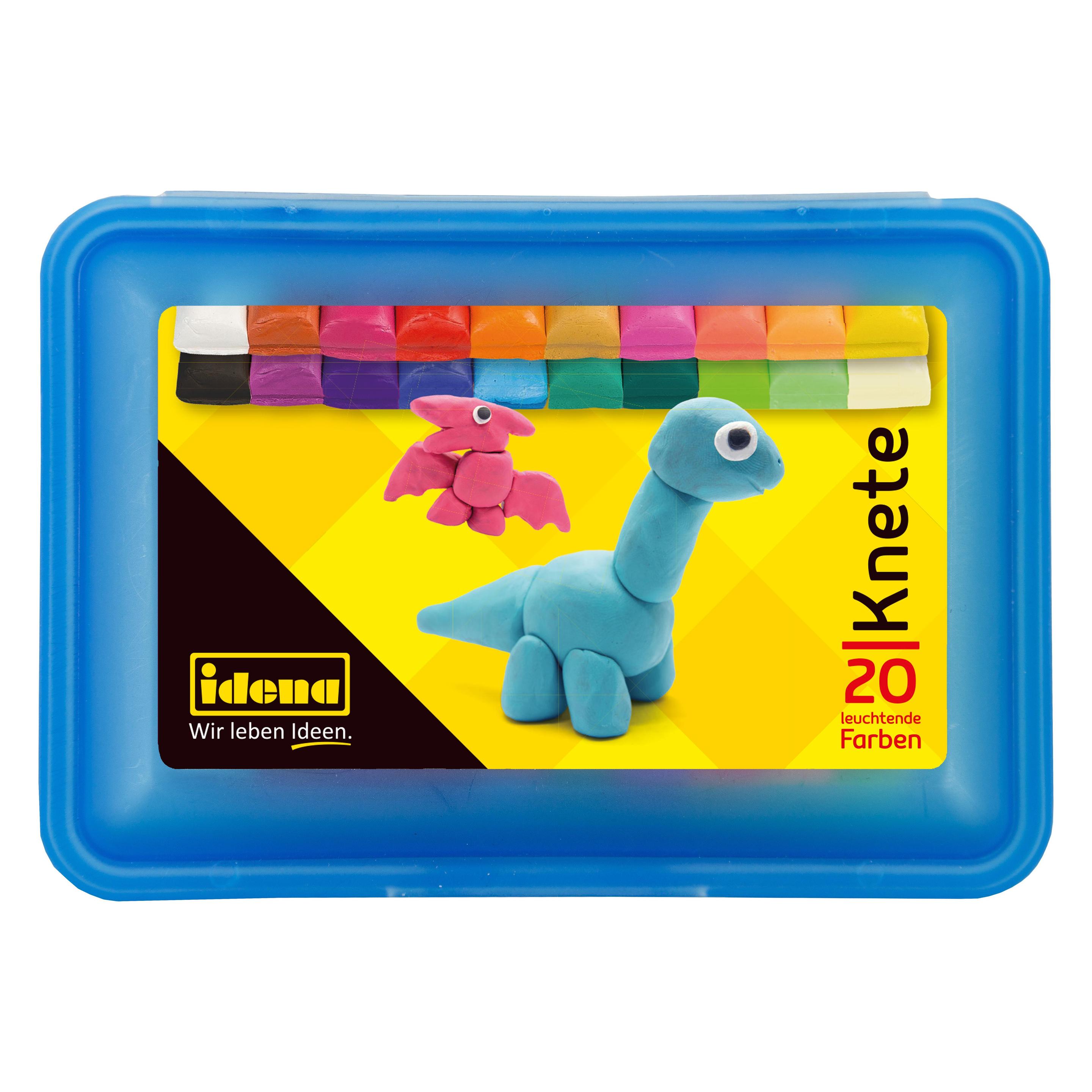 Idena Knetbox 20 Stangen Knete sortiert (22692208)
