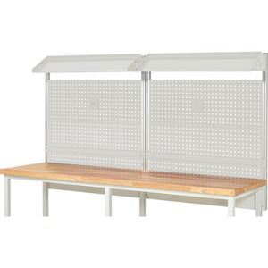 Rau System-Aufbau Komplettset 02, für Arbeitstisch/Werkbank mit Produktbreite 250cm