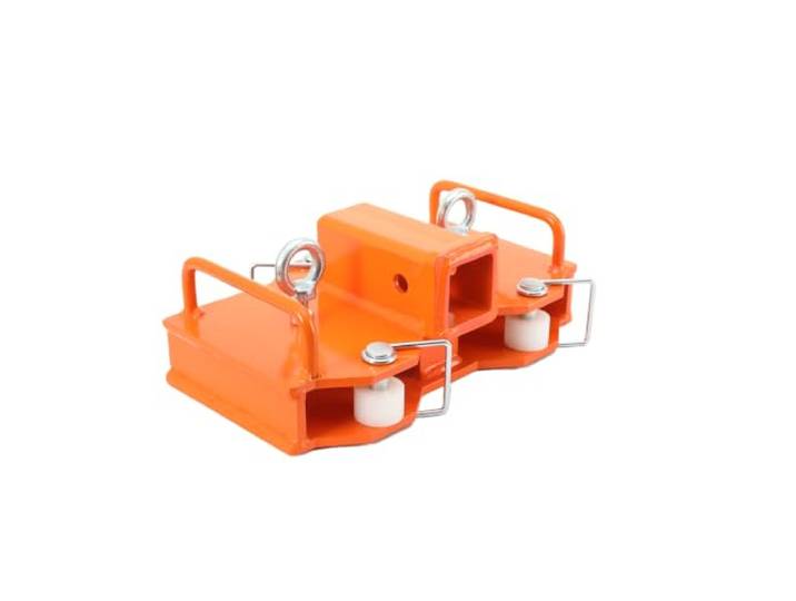Atsoya 2 Haken Gabelstapler für Doppel Palettengabeln, 2950 kg (6500 lbs) Gabelstapler-Hebehaken-Befestigung, 2 Zoll Heckempfänger, Hebebühne Gabelhebevorrichtung für industrielle Materialhandhabung