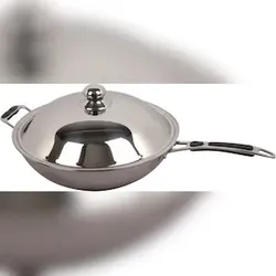 Chefgastro Induktion Pfanne für Wok BxTxH 625x360x210mm