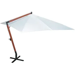 vidaXL Sonnenschirm 300 x 400 cm weiß Modell Titan Modern