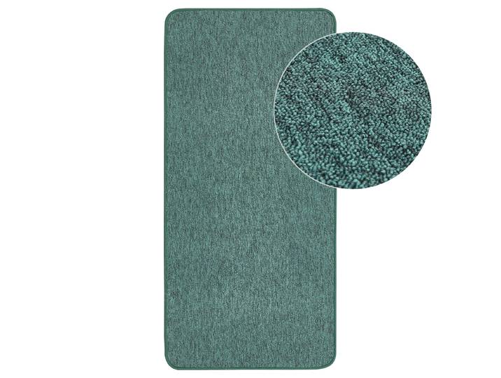 Tapis à poils courts Grotone I Vert/Vert turquoise 67 x 140cm Tissu