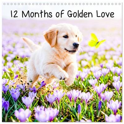 12 Months of Golden Love (Wall Calendar 2027 12 × 12 Inch) CALVENDO 12 Month Wall Calendar