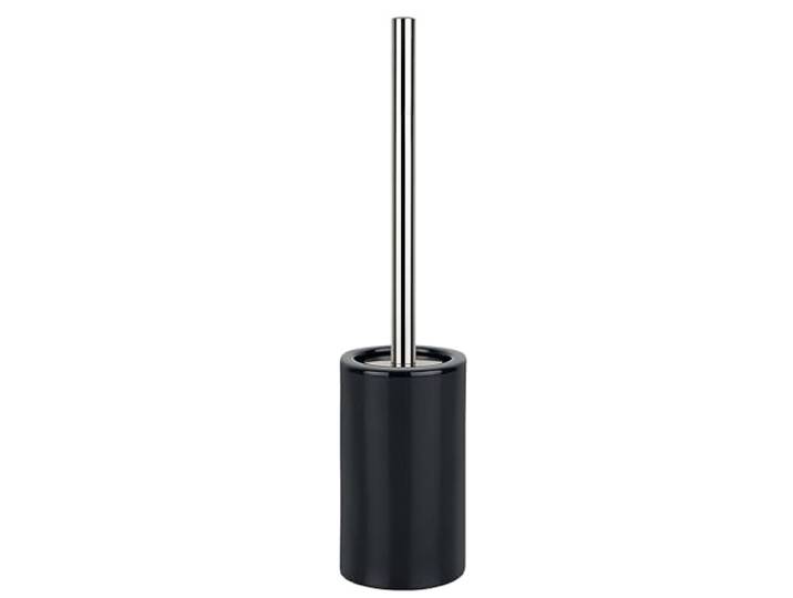 Spirella Tube Toiletborstel, aardewerk, zwart, 10,5 x 10,5 x 42,0 cm