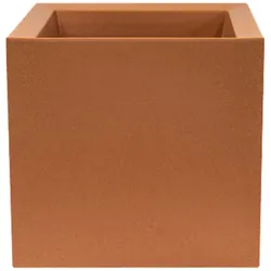 WellHome - Blumentopf Modell "Dan-i cube collection" 95L Terrakottafarbe 50x50cm