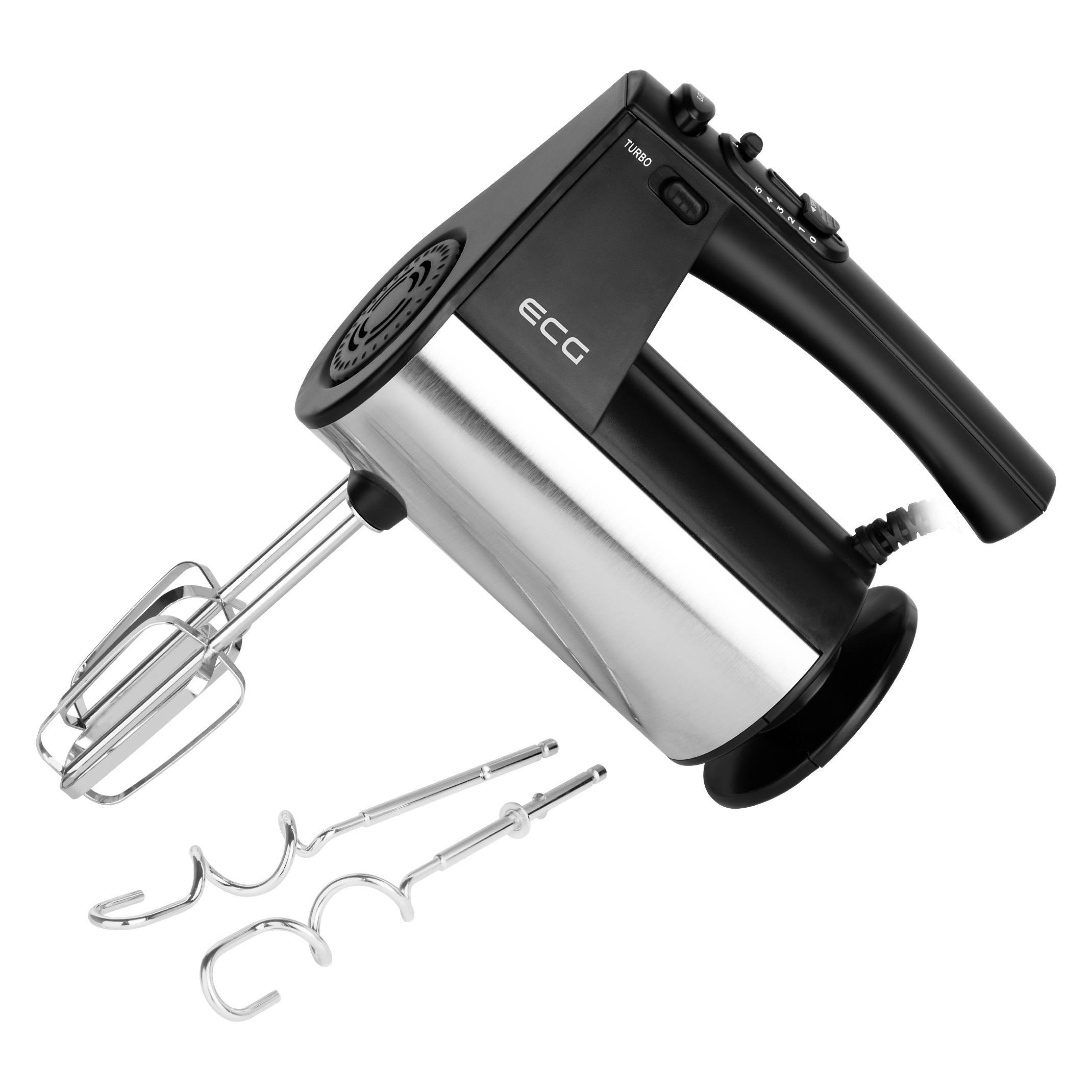 ECG Hand mixer RS 5011 Black, Stainless steel (500 W) (RS5011)