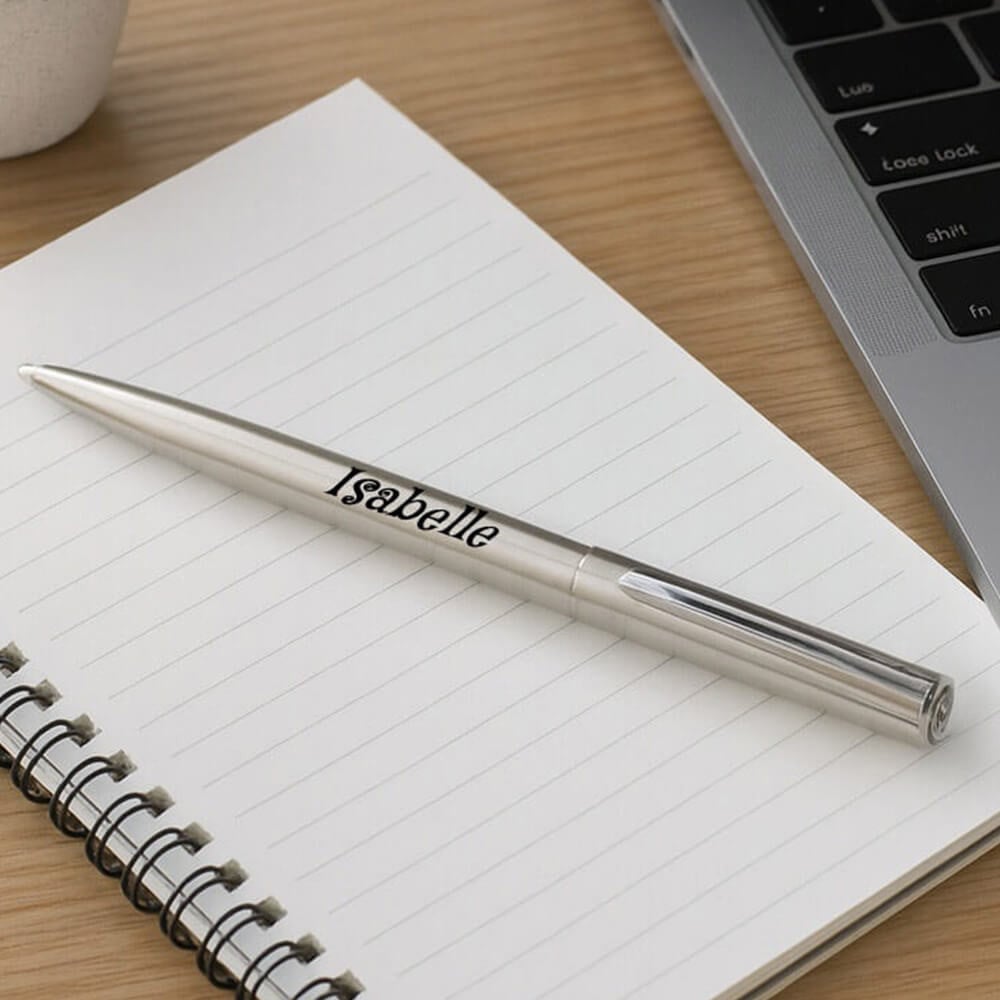 Ocadeau Stylo bille Waterman graduate argenté