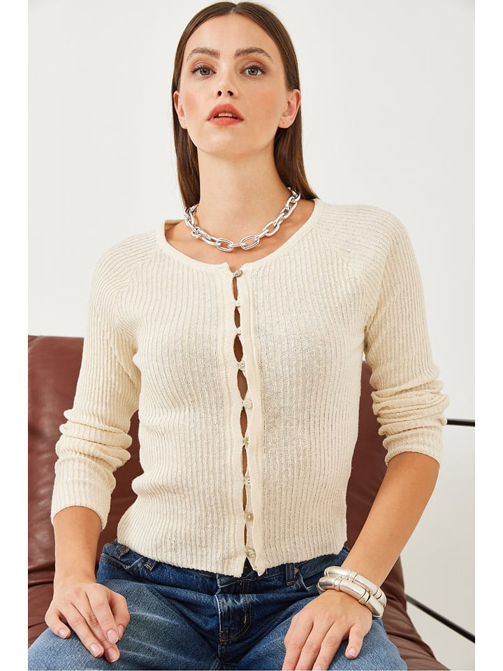 Happiness Istanbul Cardigan in Beige - onesize
