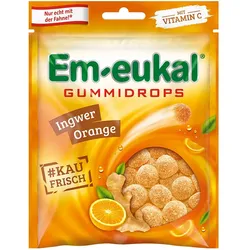 EM-EUKAL Gummidrops Ingwer-Orange zuckerhaltig 90 g