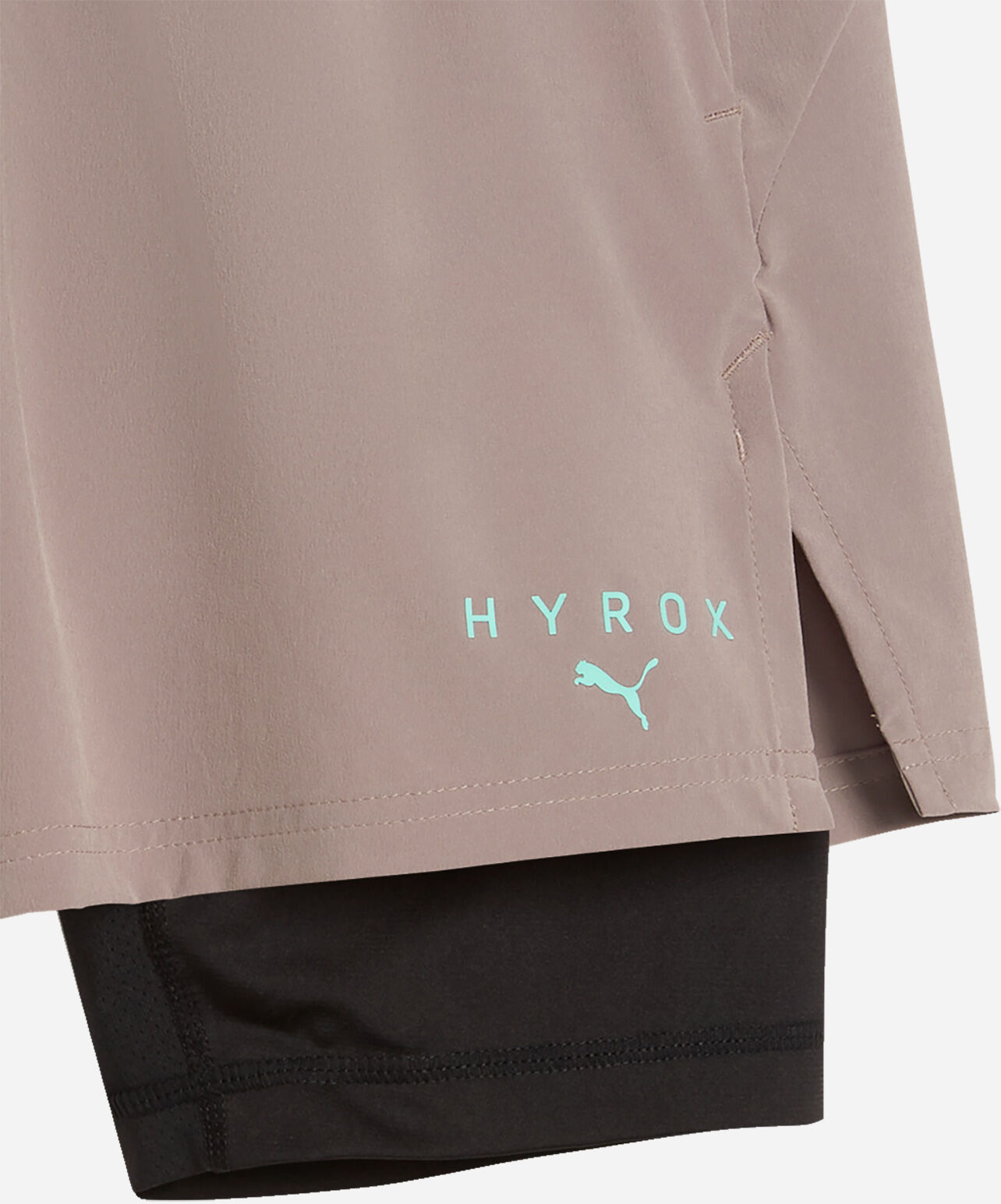 Puma Hyrox 2in1 Pwrmode M - Pantalone Training - Uomo - Grigio XL