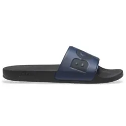 BOSS für Herren. 50536835 Aryeh Slid Badeschlappen marineblau (41), Wohnung, Keine, Lässig, Strandbekleidung