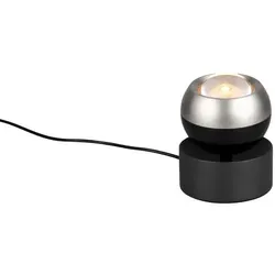 Trio Select LED-Tischleuchte Orbit Alu, Eisen, Stahl & Metall Silber Nickel matt
