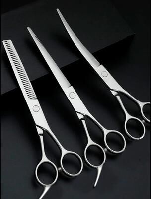 Uplift Picks Professional Pet Grooming Scissors Set For Dogs And Cats 3 Scissors Set