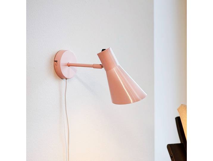 DL12 Applique murale, rose, E27, métal - Dyberg Larsen - Salon / séjour - Scandinave - Rond