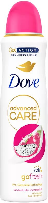 Dove - Advanced Care Antitranspirant Deo-Spray Drachenfrucht- und Kokosduft, 150  ml