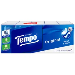 Tempo Taschentücher Klassik 4-lagig - 15 x 10 Tücher