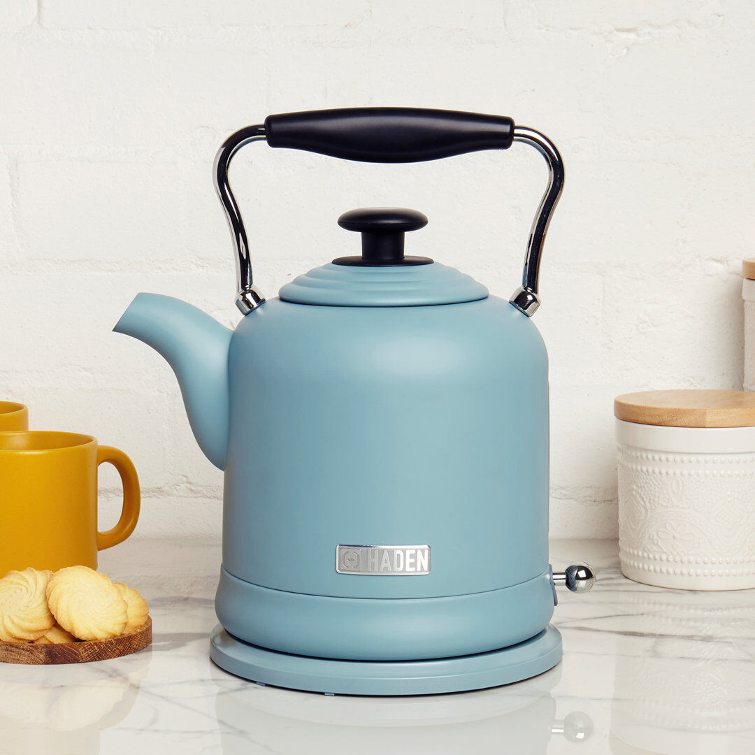 HADEN Highclere 1.5L Electric Kettle Blue 1.5L