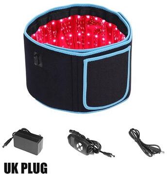 Inspired Living Premium Dual Wavelength Red & Infrared Light Therapy Belt Full Body Slimming & LED Fat Burning Wrap blue uk