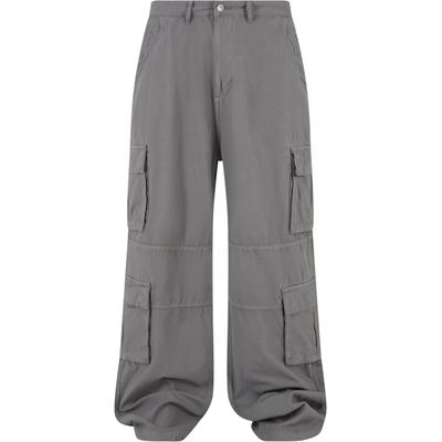 Cargoshorts DEF "DEF Herren DEF Cargohosen", Herren, Gr. 36, Normalgrößen, grau, 100% Baumwolle, unifarben, loose fit, Hosen