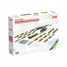 ICM - WWII British Aircraft Armament - 1:48 - 70 Teile 307011