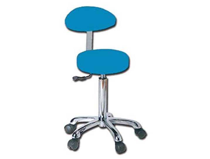 Gima 45242 Hocker mit Rückenlehne, Blau