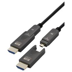 Maxtrack HDMI Anschlusskabel 15 m Schwarz C504-15ML 8K UHD HDMI-Kabel
