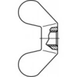TOOLCRAFT TO-9988680 Flügelmutter M8 DIN 315 Edelstahl A4 10 St.