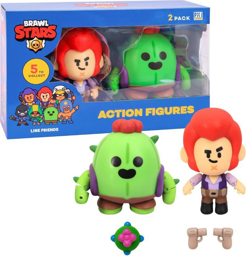 Brawl Stars Seizoen 1 Actiefiguren Vera 2-pack, 11 cm