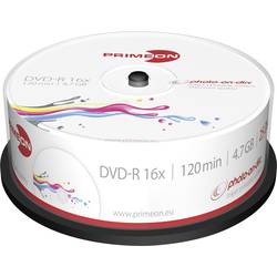 Primeon 2761205 DVD-R Rohling 4.7 GB 25 St. Spindel Bedruckbar