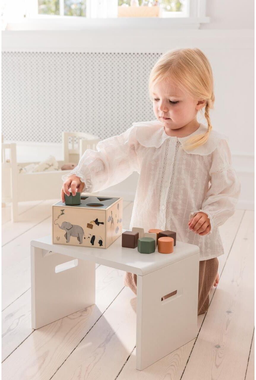 Tritthocker "sebra Schemel Weiss", Baby, weiss (weiß), Hocker Tritthocker weiß Einheitsgröße