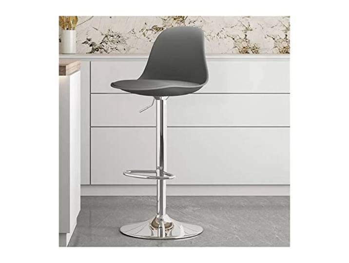 FZL02068LM Küche 360° drehbarer Barstuhl, anhebbarer (60–80 cm)(Grigio)