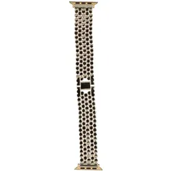 Neue Armbanduhr GlacierX Hex Grid Bracelet Gold für Apple Watch 42/44/45/49mm Gold