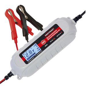 Dino-Kraftpaket Autobatterie-Ladegerät 136311, 6 V / 12 V, 4 A, mit Batterietester & Erhaltungsladung