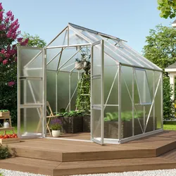 Vitavia Gewächshaus "Olymp 6700",aluminium,6,7 m2