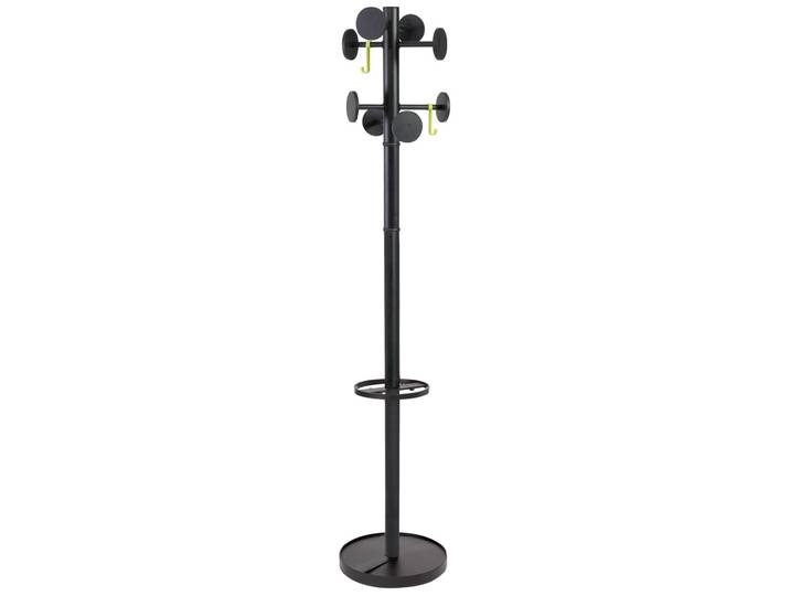 Alba Portemanteau Alpha 8 patères - Noir
