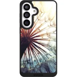 Nivocase Handyhülle für Samsung Galaxy S26+ Hülle NIVOpure Case Schwarz Blumen Fotografie Pusteblume (Samsung Galaxy S26+), Smartphone Hülle, Schwarz