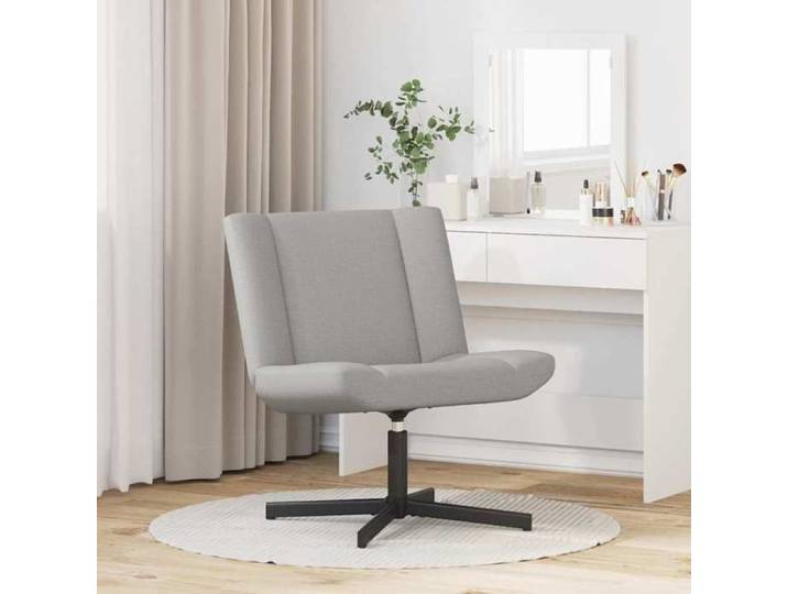 Promotion de Noël  Chaise pivotante de bureau - SARAZYJ - 1 PERSONNE - Gris nuage 63x75x76 cm - tissu FR1279