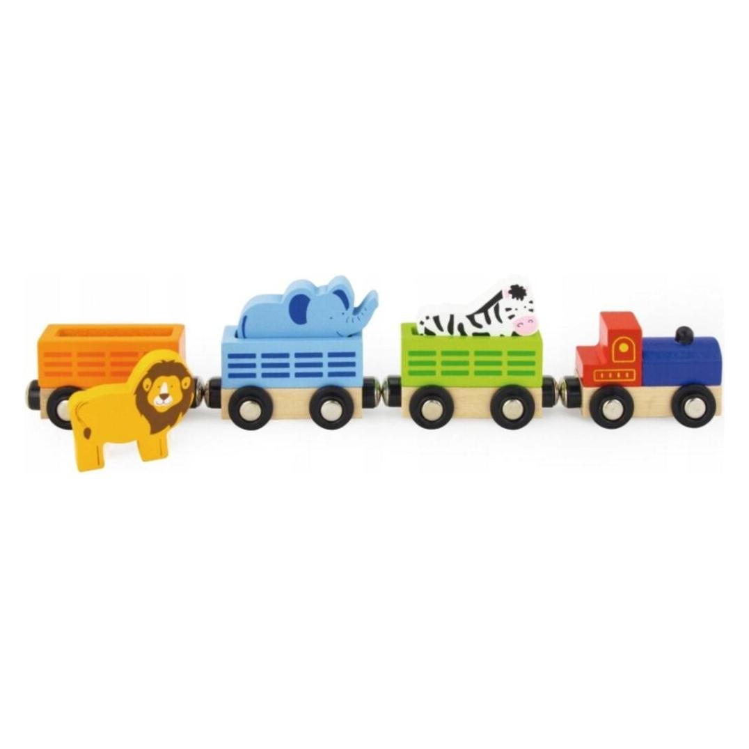 Viga Toys Holzeisenbahn Wildtiere (6934510508227)