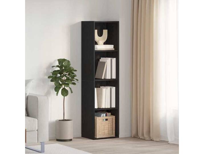 (ON SALE)Etagère suspendue/Meuble flottante Bibliothèque - Chêne noir - 143x30x36 cm Bois d'ingénierie EU657427