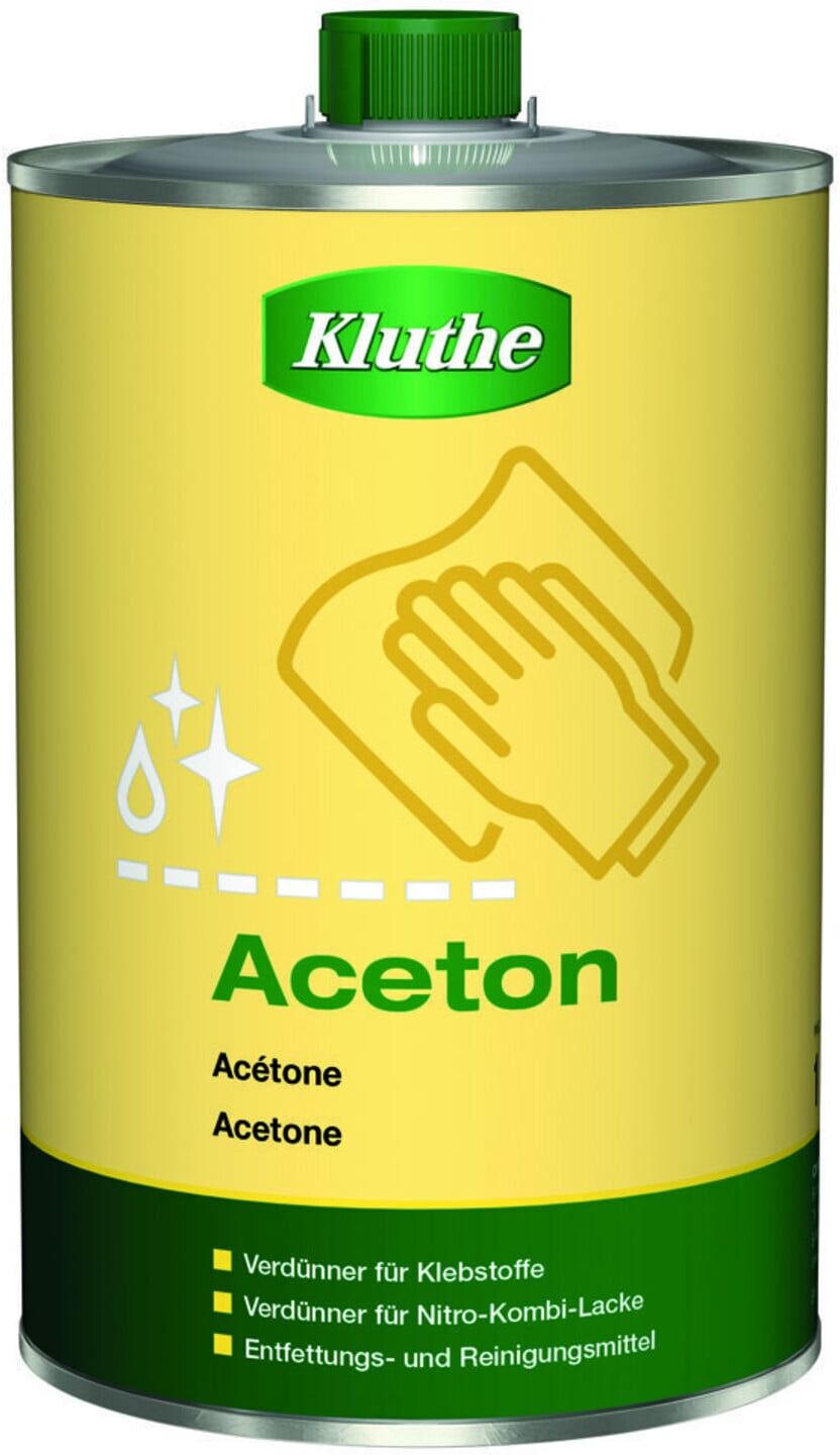 Aceton 1l Dose Aceton Reinigungs- Entfettungsmittel ; Kluthe (066120330000-0201)
