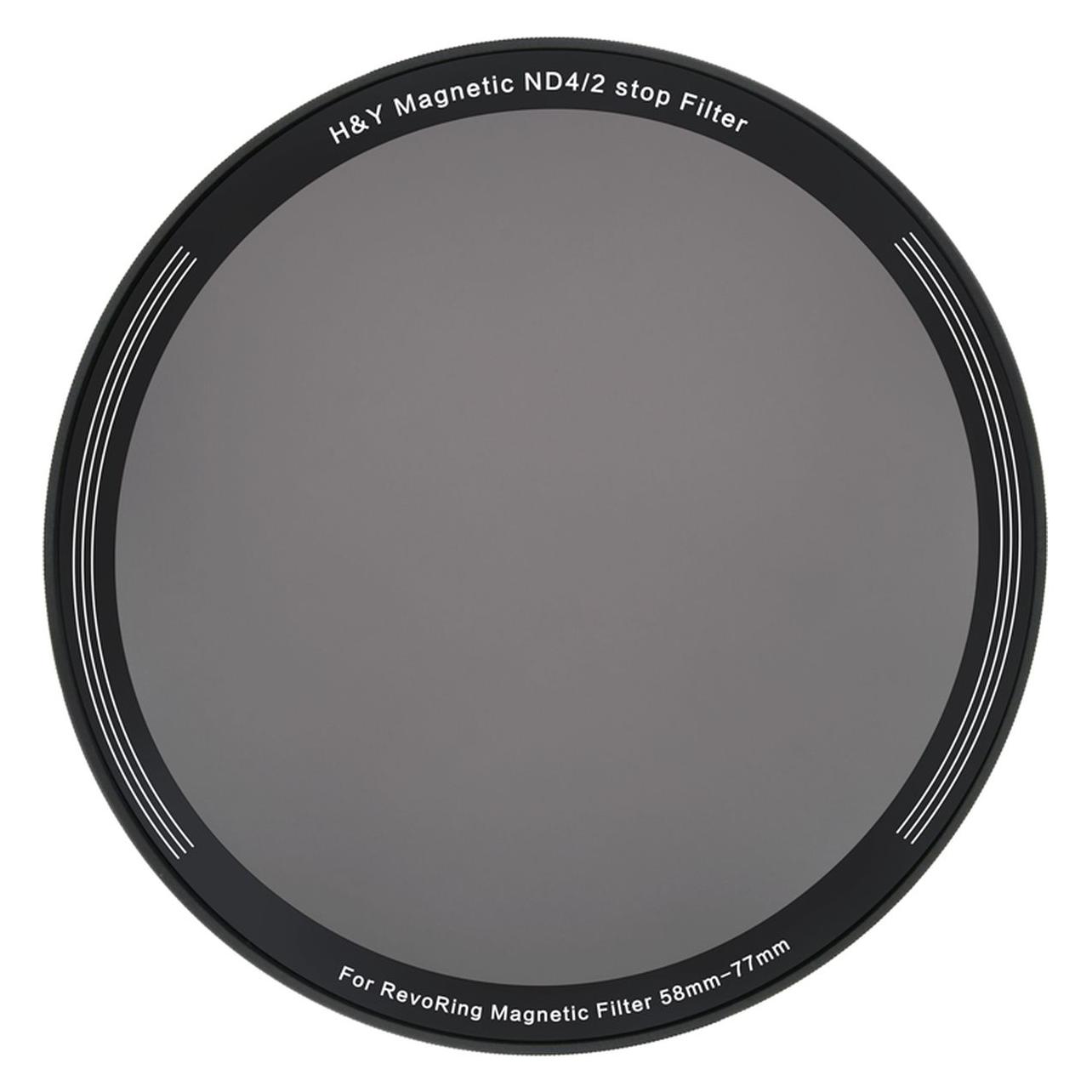 H&Y ND4 Magnetic Clip-on Filter for REVORING 58-77mm (ND- / Graufilter) (HY-RMN4-77)