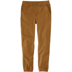Carhartt, Arbeitshose, Rugged Flex Canvas Jogger Braune Hose (40)