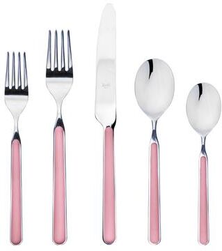 Mepra Fantasia Pink 5-piece Stainless Steel Flatware Set