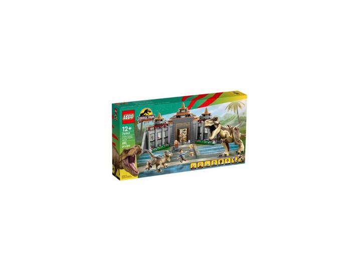 LEGO® LEGO Jurassic World 76961 Angriff des T. rex und des Raptors aufs Besu Konstruktionsspielsteine