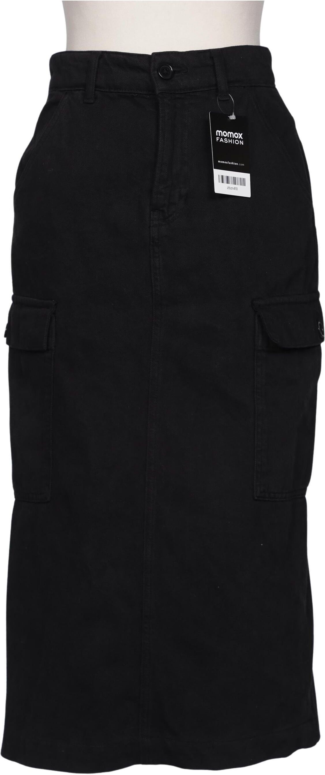 Reformation Damen Rock, Schwarz, Gr. 3Xs, Baumwolle - Second Hand