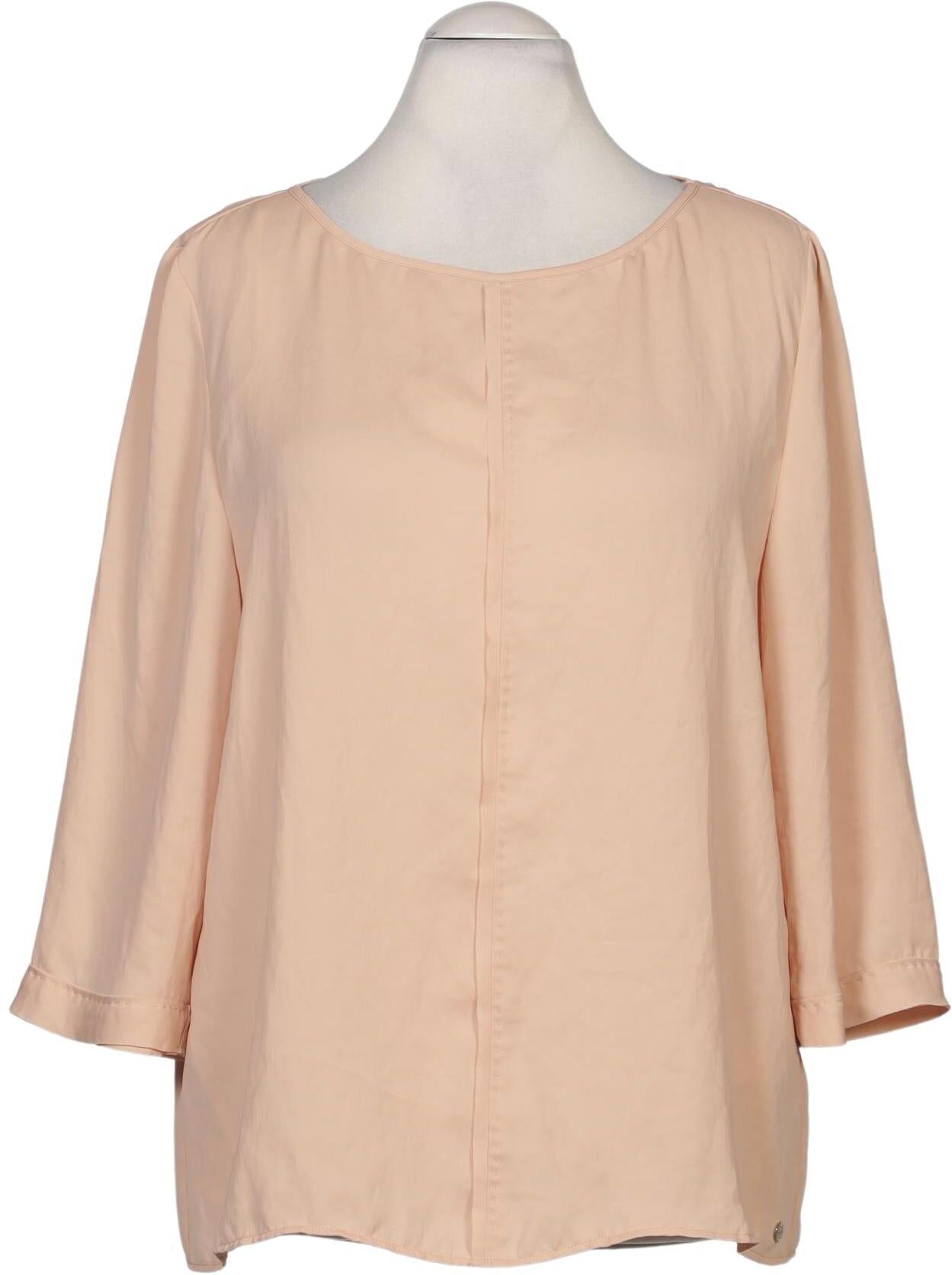 Cain Damen Bluse, Beige, Gr. EU 44 (Marc Cain N6), Synthetik - Second Hand