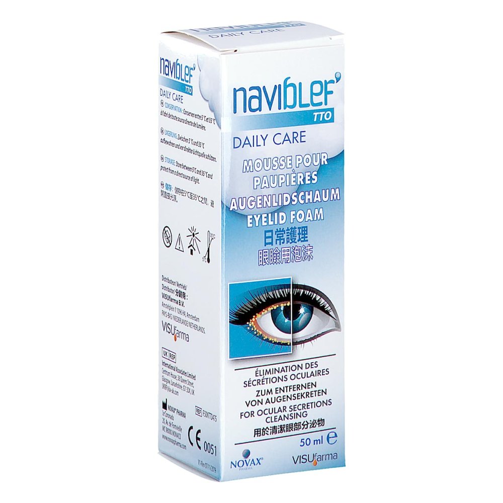 VISUfarma B.V. Naviblef Tto Daily Care Schaum 19713174