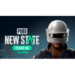 PUBG New State 15000 NC + 1800 Bonus