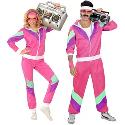 Widmann 80er Jahre Trainingsanzug Pink Unisex (3XL)
