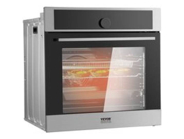 Four Encastrable de 76 L-VEVOR-Four Mural Simple de 59 5 cm-Électrique 3550 W-avec Grille et Plateau de Cuisson Cuisine